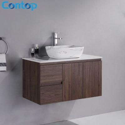 Simple Design Melamine Cabinets Wall Mounted Bathroom Vanity