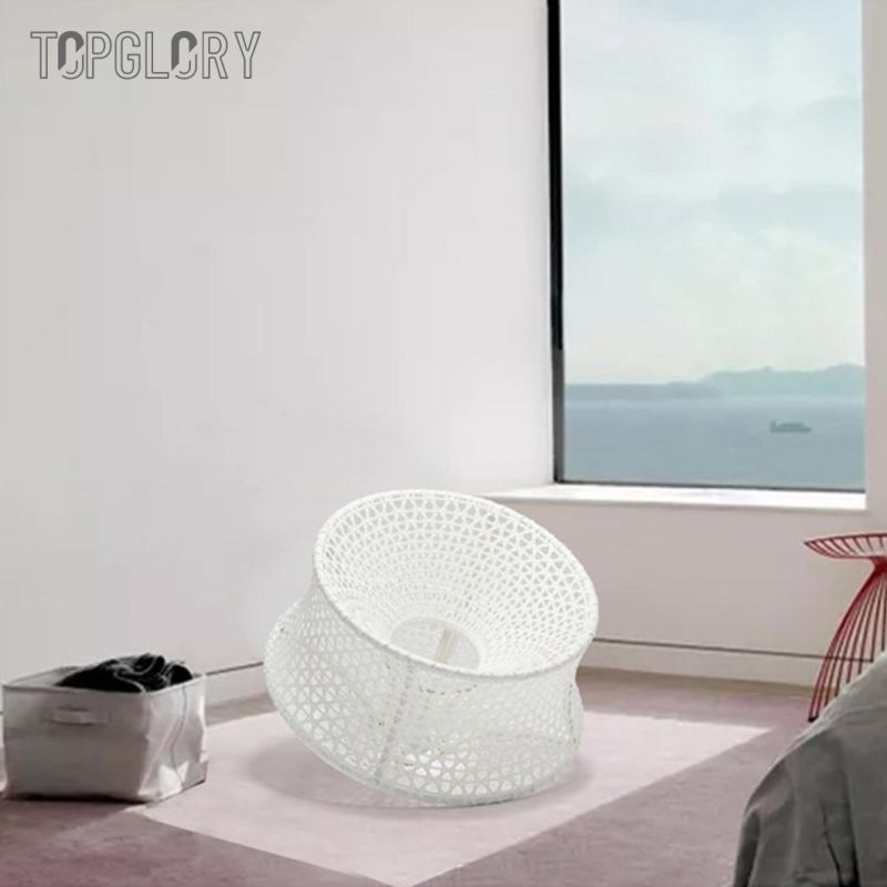 Tumbler 360-Degree Rotating Aluminium Material Frame Rattan Outdoor Leisure Gyro Chair