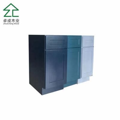 Chinese Suppliers Modern Solid Wood Kitchen Cabinet