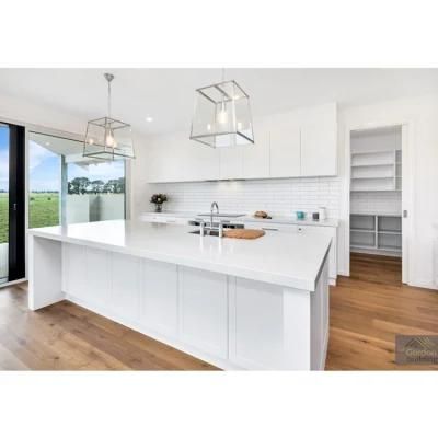 Shaker Style Kitchen Cabinets Modern Lacquer White Cabinets