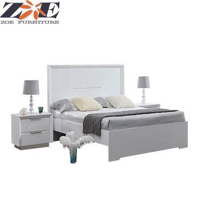 Modern White Bedroom Bed