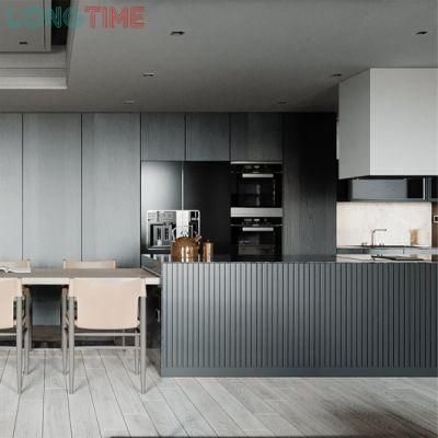 China Factory Direct American Popular Simple Handleless Style Kitchen Cabinets