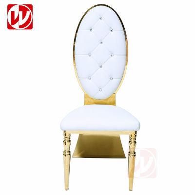 Elegant Mermaid Chair Back Gold Metal Stainless Steel Banquet Chair Modern Dining Furniture for Hotel Event Party Hall