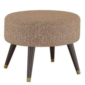 Chinese Modern Leisure Fabric Home Outdoor Hotel Garden Kids Bedroom Stool Furniture Sofa Chair Ottaman Pouf for Living Room