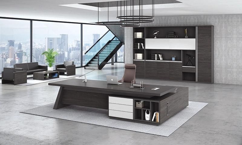 Large Wooden New Design CEO Desk Boss Desk Luxury Office Executive Desk (SZ-ODA01)