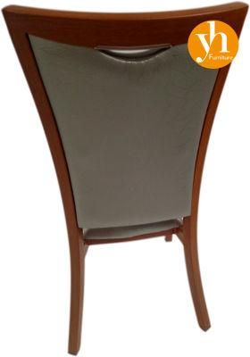 Wedding Wood Chairs High Back Hotel Chair Banquet Aluminum Dining Chair