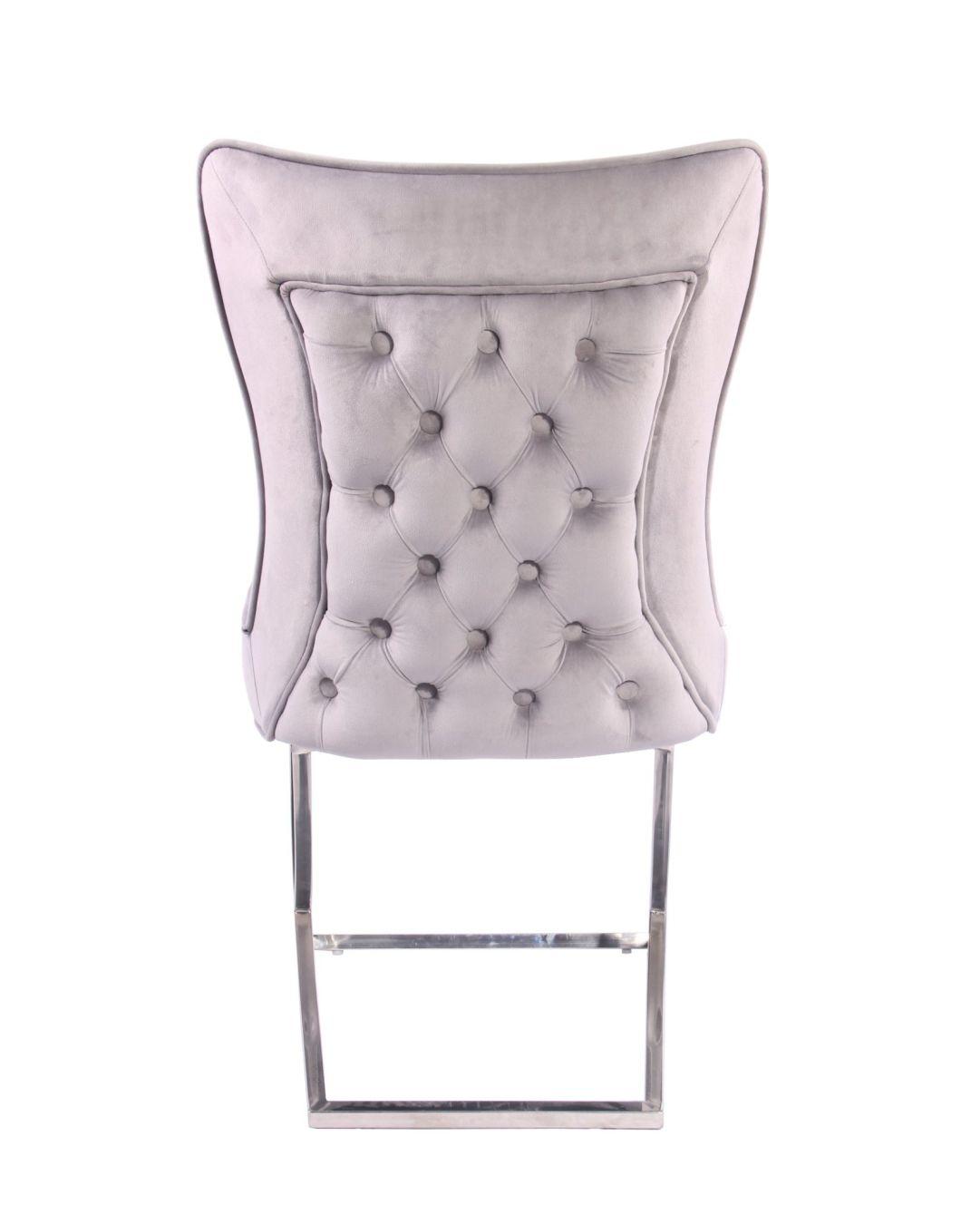 Modern Hot Sale Living Room Furniture Restaurant Dining Chairs with Metal Legs