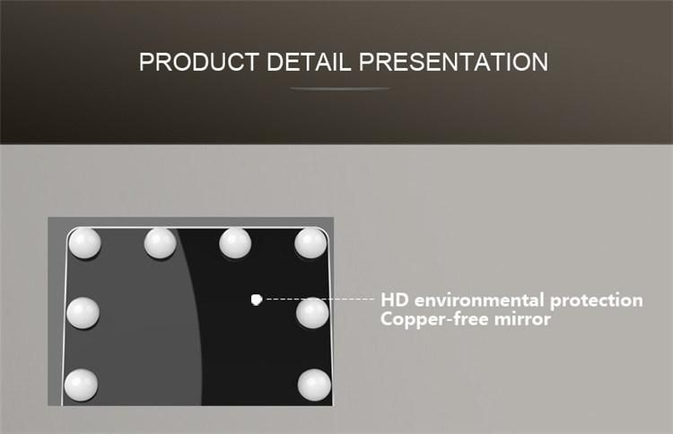 High-End LED Makeup Hollywood Mirror for Actors/Actresses