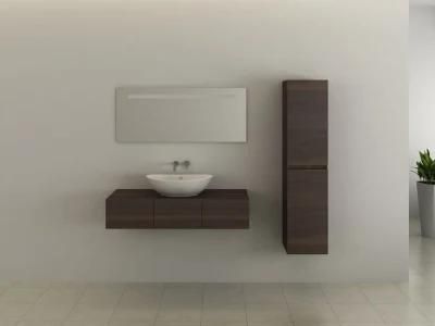 Modern Luxury and Simple Melamine Bathroom Cabinet Bathroom Vanity with Side Cabinets