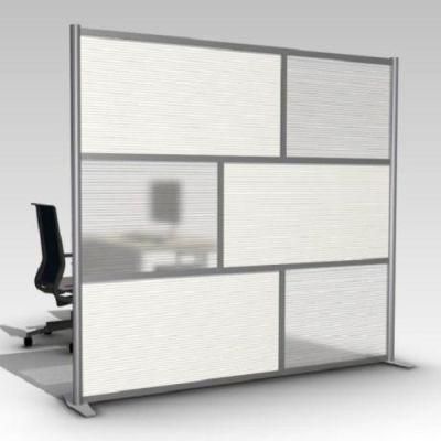 Modern Room Divider Mobile Office Partition Glass Wall (SZ-WS649)