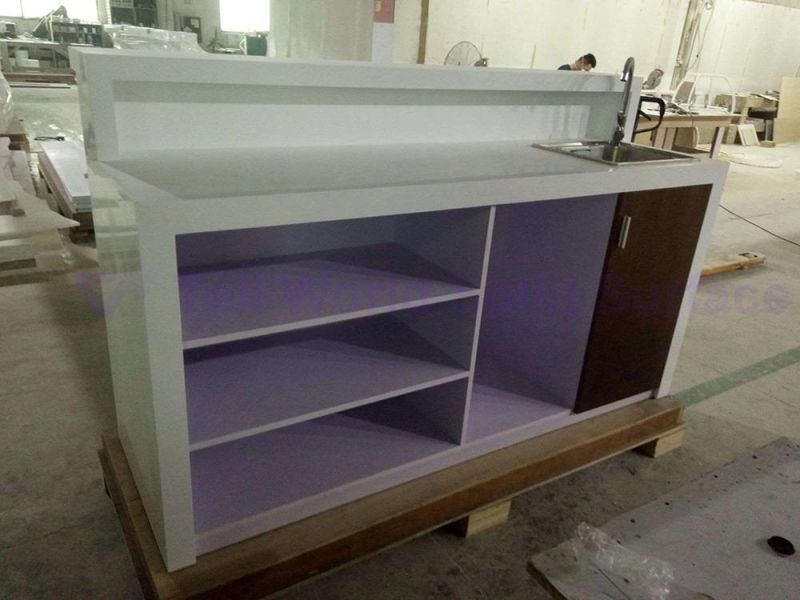 Luxury Salad Restaurant Club Commercial Bar Counter Design