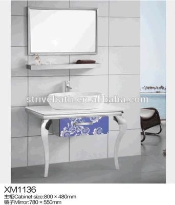 New Products Stainless Steel Bathroom Vanity Modern Cabinet