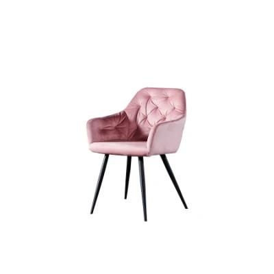 Dining Furniture Modern Design Home Furniture Velvet Furniture Upholstered Fabric Dining Chair