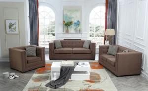 Modern Design Living Room Linen Fabric Sofa Set
