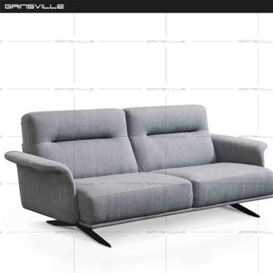 Customized Home Frniture Set Italy Sofa Fabric Sofa with Metal Legs GS9012