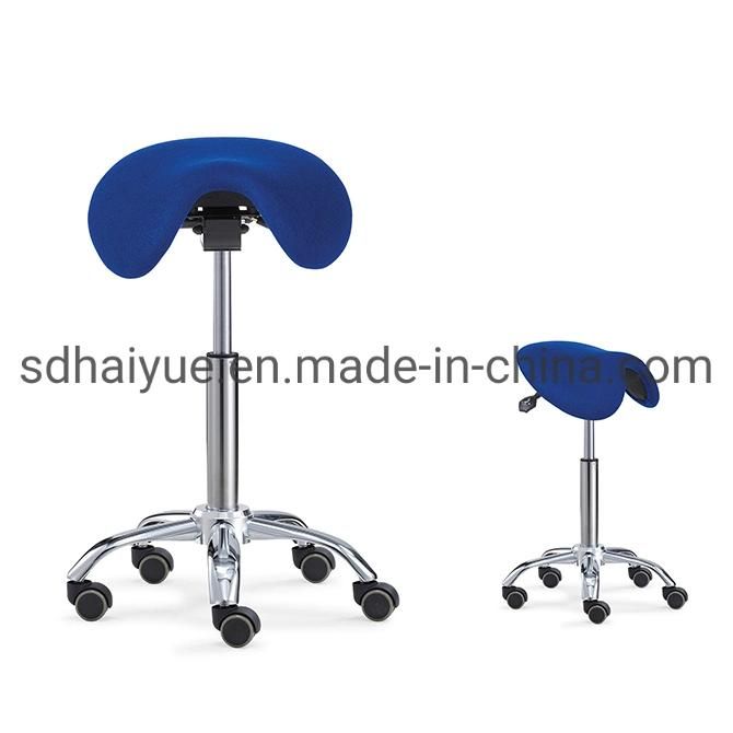 Ergonomic Tilt Saddle Stool Adjustable Height Office Chair