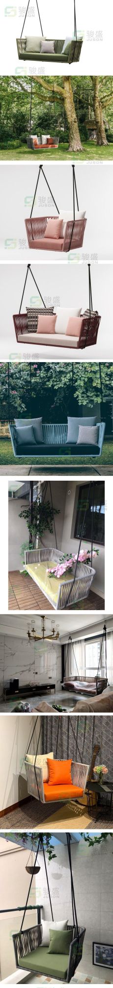 Hotel Furniture Modern Outdoor Hanging Chair Rattan Patio Chair Leisure Chair Garden Swing