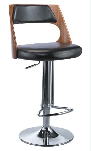 Modern New Design Wooden and Leather Leisure Bar Chair (SZ-BC328)