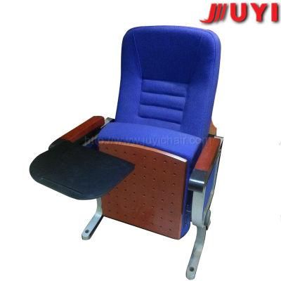 Jy-989 Factory Price Steel Leg Armrest Chair with Pads Hall Chair Public Furniture