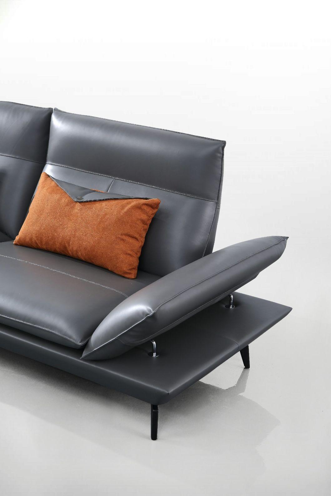 Modern Home Furniture Sofa Set Corner Sofa Leather Sofa for Living Room GS9029