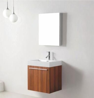 Cheap Plywood with Melamine Bathroom Vanity with Wash Basin