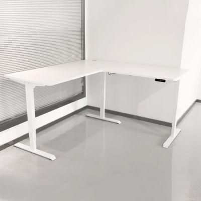 Modern Office Table Electric Lift Corner Metal Standing Desks Height Adjustable Desk