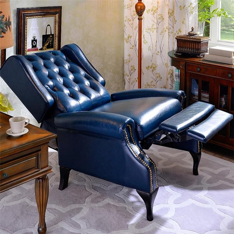 Reclining Luxury Single European Style Back Recliner Sofa Furniture