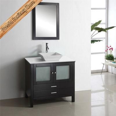 Classic Modern Style Hotel Used Bathroom Furniture in Solid Wood