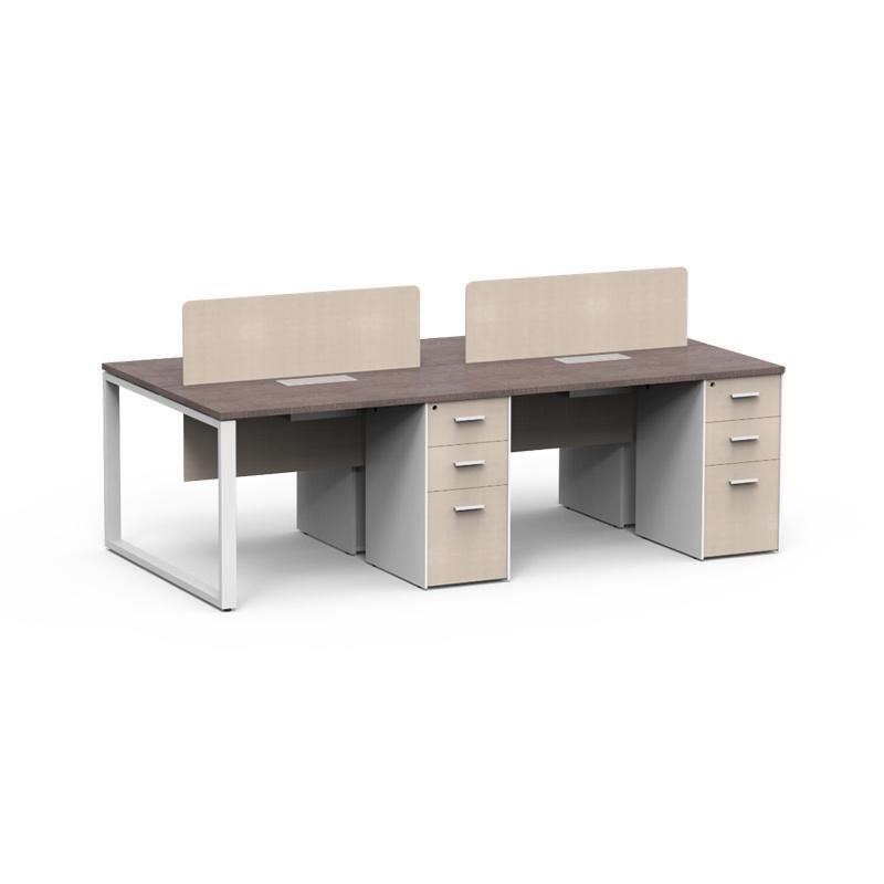 High Quality Modern Four Seat Workstations Office Desk Furniture
