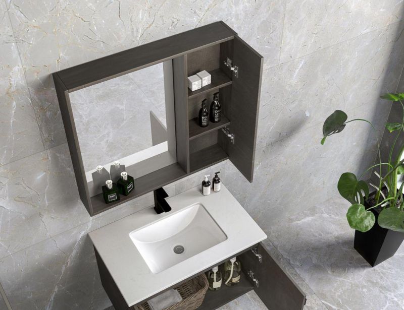 Wholesale Cheap Price Fashion Bathroom Cabinet 80