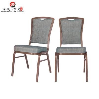 Restaurant Dining Wedding Furniture Manufacturer Stacking Metal Aluminum Banquet Hotel Chair