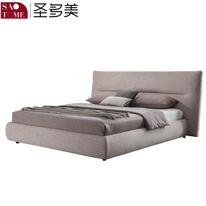 Modern Leather Home Bedroom Hotel Furniture Sofa 180m Double King Bed