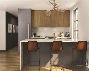Apartment Aisle Style High Grade Freestanding Modular Melamine Kitchen Cabinet