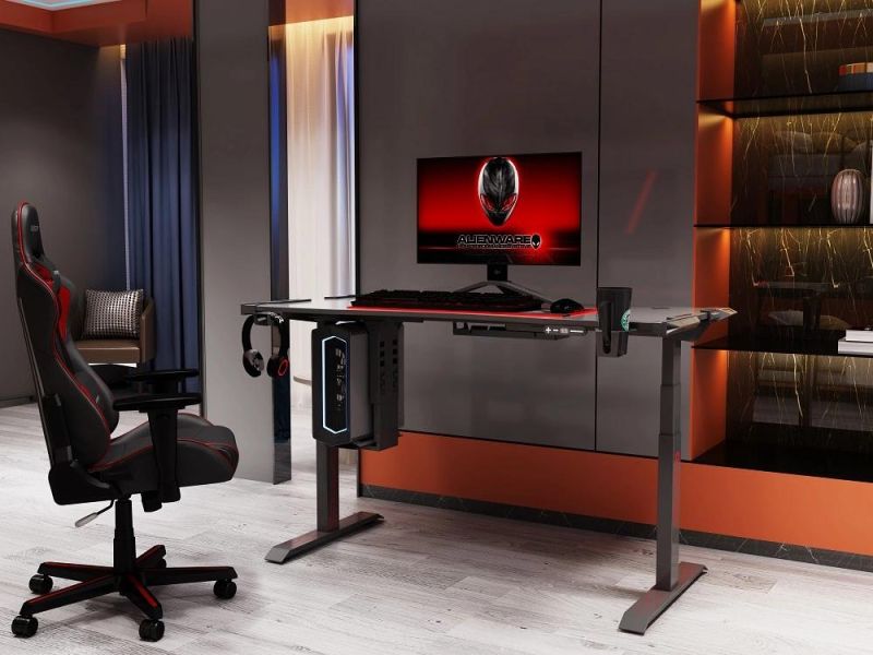 Modern Design Low Noise Standing Jufeng-Series Gaming Desk with Good Service