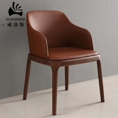 Durable Ash Solid Wood Dining Chair Hotle Chair Restaurant Chair