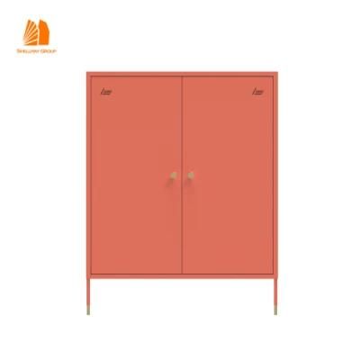 Top Seller Modern Home Office Steel Furniture 2 Door Metal Living Room Cabinets Storage Home Furniture