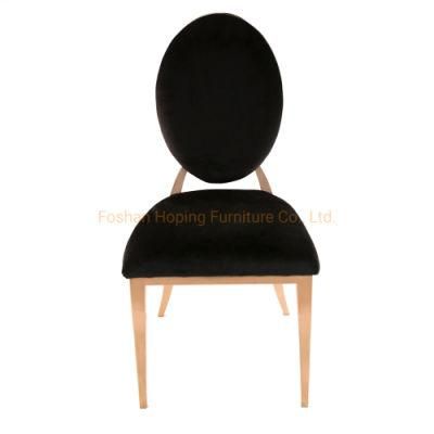 Gold Blalck Modern Hotel Velvet Reception Sofa Chair Armless Egg Shaped Chair