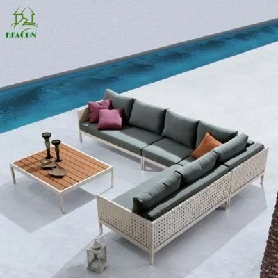 Outdoor Garden Modern Patio Home Cube Lounge Sofa Set