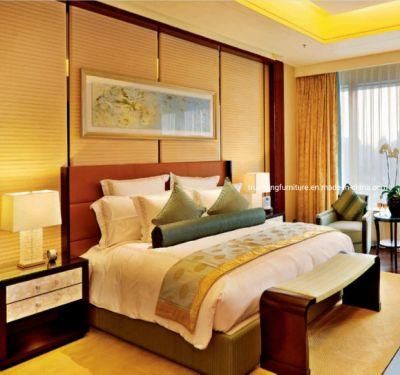 Wooden Frame Timber Hotel Furniture for King Bedroom Set Modern Design Hotel Room Furniture