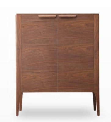 Modern and Simply Unique Design Solid Wood Sideboard Cabinet Furniture for Hotel