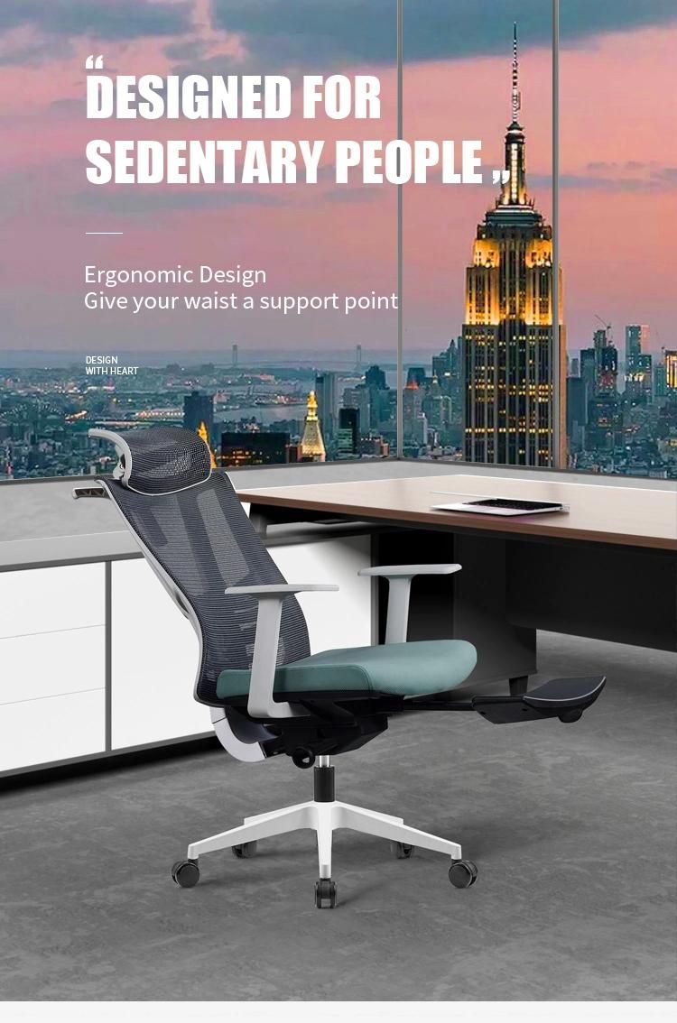 Wholesale Home Furniture Mesh Modern Executive Computer Boss Office Chair with Footrest