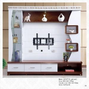 Modern Appearance Living Room Furniture and Home Furniture Universal Use Wooden TV Cabinet Glass TV Stand for Sale