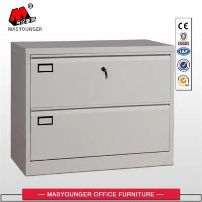 Modern Metal Furniture Lateral 2 Drawer Filing Cabinet
