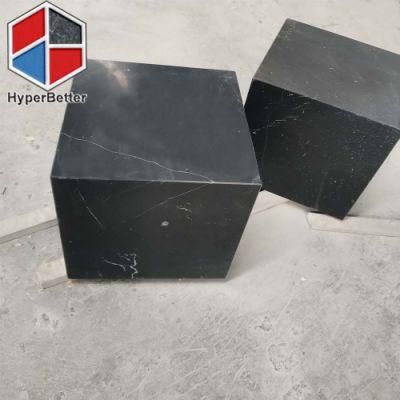 Nero Marquina Marble Plinth Coffee Table