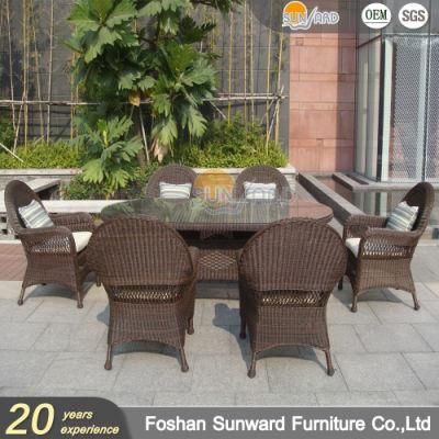 Us Style Luxury Patio Aluminium Leisure Dining Set Restaurant Home Table and Chairs Hotel Outdoor Garden Dining Furnitures