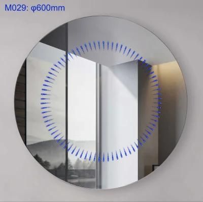 Hotel Home Bath Decoration Touch Switch Lighted LED Bathroom Tunnel Mirror with Defogger (M029)