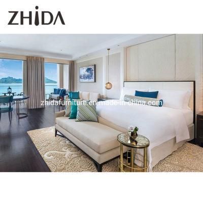 Zhida Modern Apartment Project Living Room Sectional Sofa Vacation Seaside Villa Hotel Master Bedroom Furniture Set King Size Bed