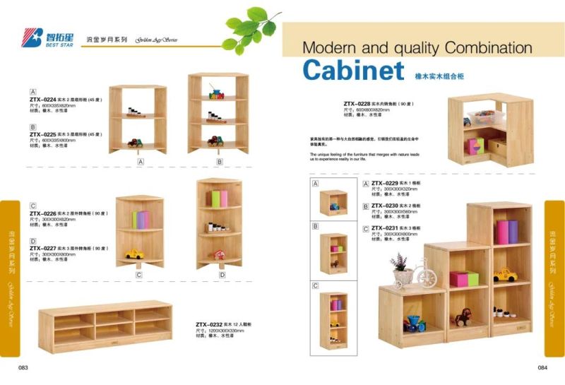 Nursery School Classroom Cabinet, Children Wood Cabination Cabinet, Kids Cabinet, Furniture Cabinet, Playwood Toy Storage Cabinet, Kindergarten Teacup Cabinet
