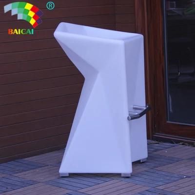RGB Color Change LED High Chair for Bar LED Chair