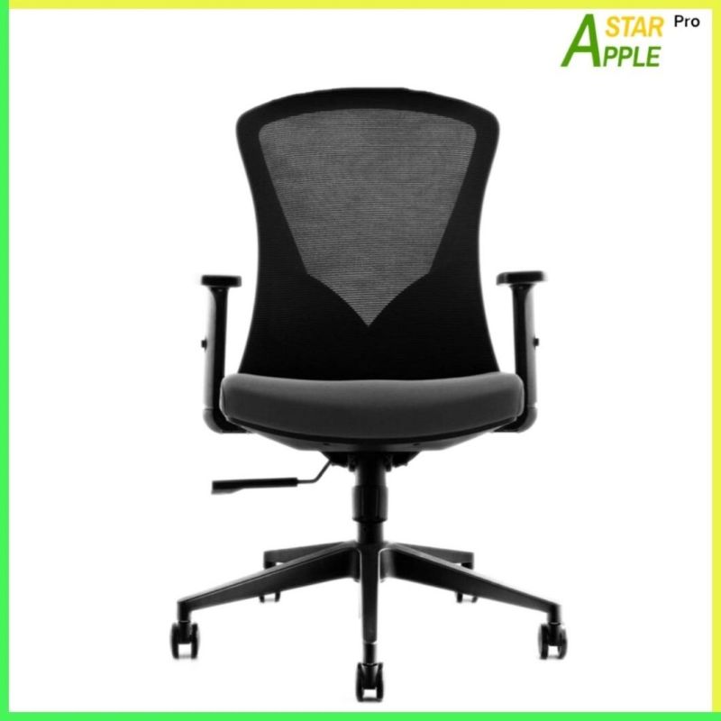 Interesting Backrest Design Ergonomic Boss Plastic Chair with Adjustable Armrest